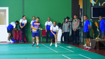 Kapolda Jabar dan Kajati Kompak Badminton, Sinergi Makin Kuat