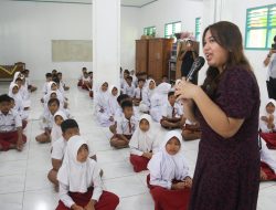 Belajar Saling Sayang, Anak-anak Godo Antusias Ikuti Edukasi Anti Bullying di TMMD 128