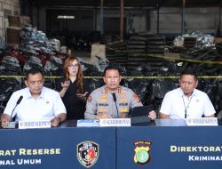 Gerebek Gudang di Jaksel, Polda Metro Jaya Amankan 1.494 Motor Diduga Hasil Kejahatan