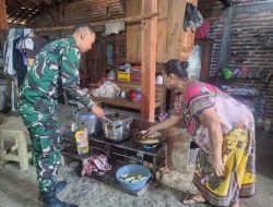 Kehangatan Satgas TMMD Reguler ke-128 Kodim Pati Bersama Keluarga Asuh di Desa Godo