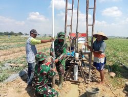 Satgas TMMD Reguler ke-128 Kodim Pati Genjot Pembangunan Sumur Bor di Desa Godo