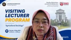 Visiting Lecturer Program Fakultas Pertanian UB Bahas Dampak Perubahan Sosial terhadap Pertanian Modern