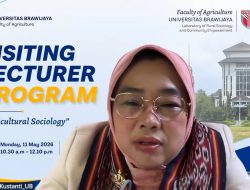 Visiting Lecturer Program Fakultas Pertanian UB Bahas Dampak Perubahan Sosial terhadap Pertanian Modern