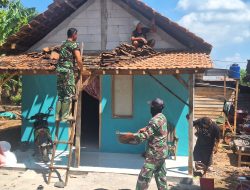 Satgas TMMD Ke-128 Kodim Pati Rampungkan Pembangunan Rumah Bapak Joko