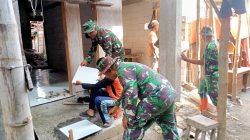 Kejar Target, Satgas TMMD Ke-128 Kodim 0718/Pati Percepat Renovasi RTLH Milik Syahroni