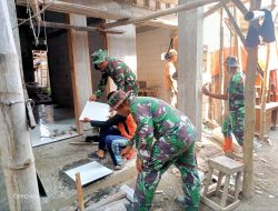 Kejar Target, Satgas TMMD Ke-128 Kodim 0718/Pati Percepat Renovasi RTLH Milik Syahroni
