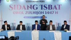 Pemerintah Tetapkan 1 Zulhijjah 1447 H, Iduladha Jatuh Rabu 27 Mei