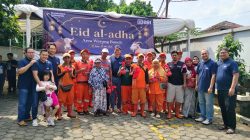 BRI Peduli Tebar Berkah Iduladha, Warga dan PPSU Pasar Minggu Kebagian Daging Kurban
