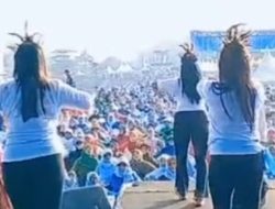 Bersama KORMI Ribuan Warga Pagi Pagi Guncang Meriahkan Senam Massal, Ngubek Empang di Tapos