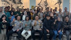 Polres Metro Depok Gelar Ngopi Kamtibmas Bersama Jurnalis Bahas Situasi Keamanan Kota