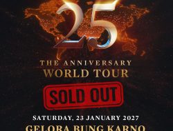 Westlife Sold Out GBK dalam 12 Jam, Konser Anniversary 2027 Cetak Rekor Antusiasme