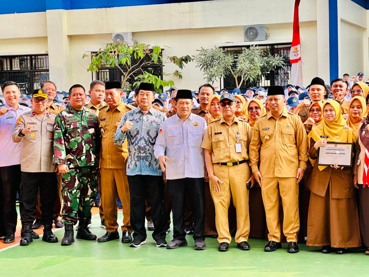 Polsek Cinere Hadiri Hardiknas 2026 di Depok, Perkuat Sinergi Keamanan dan Pendidikan
