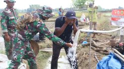 Manunggal dengan Rakyat, Satgas TMMD Kodim Pati Berhasil Alirkan Air Bersih di Desa Godo