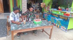 Hangatnya Kebersamaan, Satgas TMMD dan Warga Godo “Ngopi Bareng” untuk Hapus Jarak