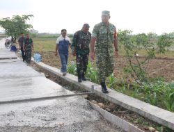 Sinergi TNI dan Warga Menguat, Dansatgas TMMD 128 Cek Langsung Pembangunan Jalan di Desa Godo