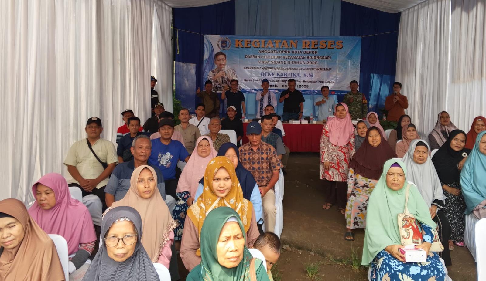 Reses di Curug, Deny Kartika Prioritaskan Infrastruktur Lingkungan Lewat Dana Aspirasi Rp2,4 Miliar
