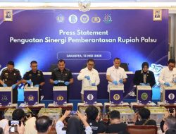 Bareskrim Polri dan BI Musnahkan 466.535 Lembar Uang Rupiah Palsu di Jakarta