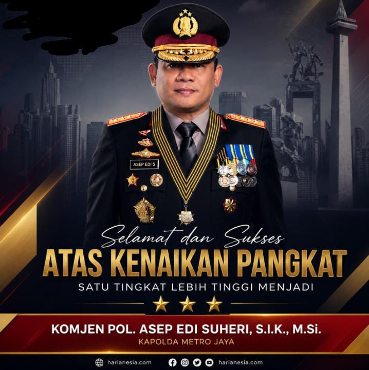 Profil Kapolda Metro Jaya Asep Edi Suheri, Resmi Naik Pangkat Jadi Komjen Pol