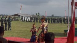 Penampilan Seni Barong RKWB Meriahkan Penutupan TMMD Reguler Ke-128 Kodim Pati