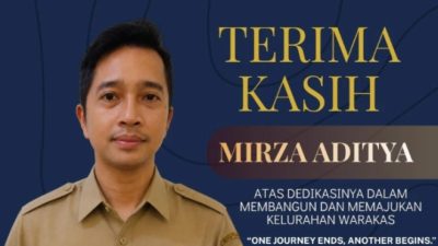 Mirza Aditia Resmi Jadi Sekel Pegangsaan Dua, Warga Berharap Berikan Pelayanan Prima