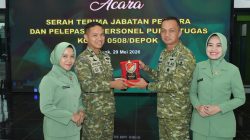 Sertijab dan Pelepasan Purnawira, Dandim Depok Tekankan Loyalitas dan Pengabdian