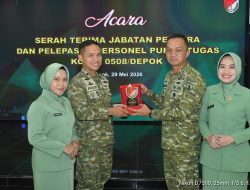 Sertijab dan Pelepasan Purnawira, Dandim Depok Tekankan Loyalitas dan Pengabdian