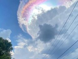 Fenomena “Awan Pelangi” di Jonggol Bogor, BMKG Pastikan Bukan Tanda Badai