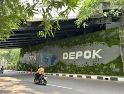 Wajah Baru Bawah Flyover UI, Depok Perkuat Identitas Kota Lewat Sentuhan Budaya