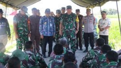 Pastikan Sasaran Tepat Waktu, Brigjen TNI Frengki Bedah Progres TMMD ke-128 di Markas Kodim Pati.