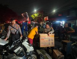 Kebakaran Pasar Jiung Kemayoran, Polda Metro Jaya Evakuasi Warga