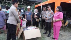 Bhayangkari Metro Jakpus Bantu Korban Kebakaran Pasar Jiung Kemayoran