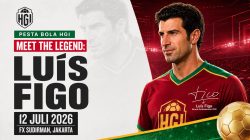 Luis Figo Datang ke Jakarta 12 Juli 2026, Meriahkan Puncak Pesta Bola HGI 2026