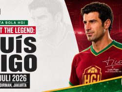 Luis Figo Datang ke Jakarta 12 Juli 2026, Meriahkan Puncak Pesta Bola HGI 2026