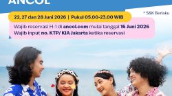 Warga Jakarta Bisa Masuk Ancol Gratis pada 22, 27, dan 28 Juni 2026, Ini Syaratnya