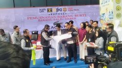 Kemenkum Musnahkan 567 Produk Lacoste Palsu Senilai Rp940 Juta, Tegaskan Komitmen Lindungi Merek