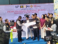 Kemenkum Musnahkan 567 Produk Lacoste Palsu Senilai Rp940 Juta, Tegaskan Komitmen Lindungi Merek