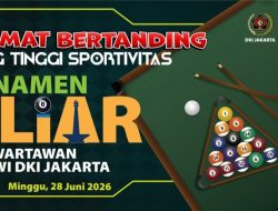 Turnamen Biliar Antarwartawan SIWO PWI DKI Jakarta Hapus Kategori Umum, Fokus Seleksi Atlet Porwanas 2027