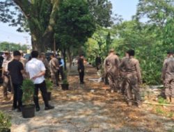 Satpol PP Depok Bongkar Bangli & Reklame Bodong, Penertiban di Simpangan Depok dan Sekitarnya