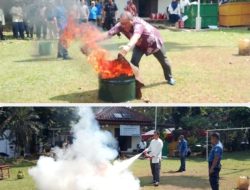 Anggota Keamanan RW 27 Pesona Khayangan Dapat Penyuluhan, Edukasi Pencegahan dan Penanggulangan Kebakaran