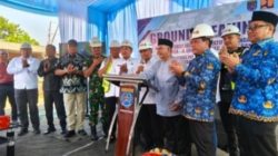 Urai Kemacetan Sawangan Kubro, Walikota Depok Letakkan Batu Pertama di Mulai Proyek Pembangunan Jalan Pemuda dan Enggram Raya