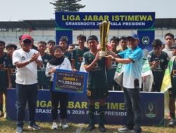 Nawland FC Juara Liga Jabar Istimewa U-14 Rebutan Piala Walikota Usai Tumbangkan Ireta FC 3-1