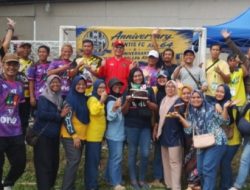 Anniversary Klub Perintis FC ke 64 dan Anniversary SSB Perintis Palapa ke-9 Potong Tumpeng Gelar Pertandingan Persahabatan