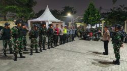 Koramil dan Polsek Sukmajaya Gelar Patroli Maung Jaga Stabilitas Wilayah