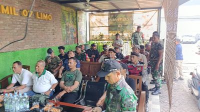 Nobar Piala Dunia 2026 di Koramil 07/Limo Jadi Ajang Pererat Sinergi TNI-Polri dan Warga