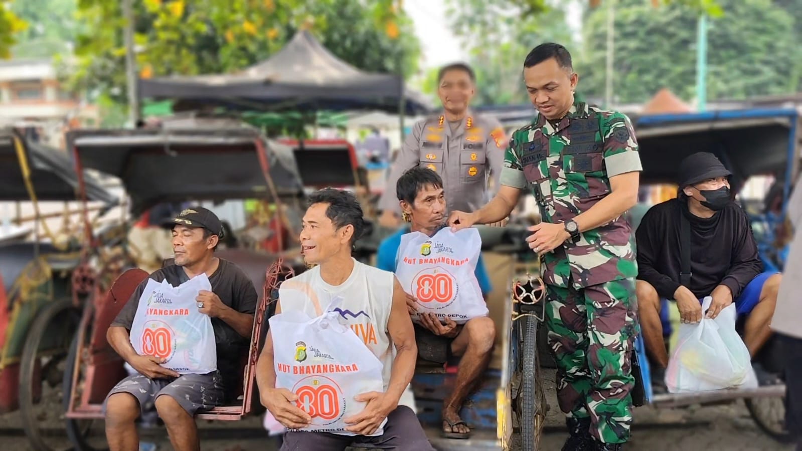 Jaga Depok On The Spot, Dandim dan Kapolres Serap Aspirasi Warga Sukmajaya
