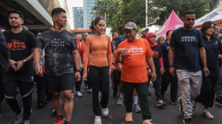 Pramono Anung Gandeng Cinta Laura Kampanyekan Pilah Sampah di CFD Jakarta, Anak Muda Diajak Ubah Gaya Hidup