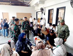Koramil 08/Jagakarsa Gelar Bakti Kesehatan, 80 Warga Nikmati Layanan Medis Gratis