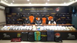 Polda Metro Jaya Bongkar Jaringan Internasional Etomidate, 8.698 Cartridge Disita