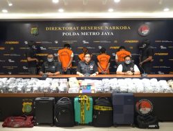 Polda Metro Jaya Bongkar Jaringan Internasional Etomidate, 8.698 Cartridge Disita