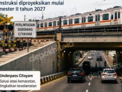 Underpass Citayam Segera Dibangun, Rp 80 Miliar Disiapkan Pembebasan Lahan